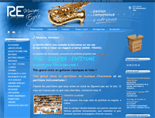 Tablet Screenshot of musique-egele.com